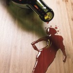 spilled wine